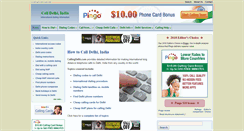 Desktop Screenshot of callingdelhi.com