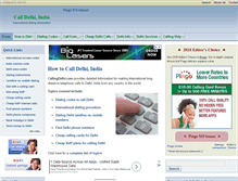 Tablet Screenshot of callingdelhi.com